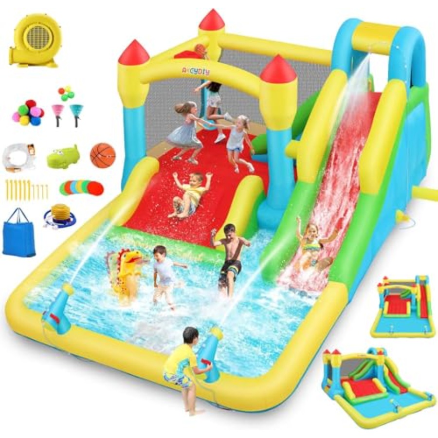 Kids Outdoor Inflatable Water Slide - Casa de juegos inflable acuática para