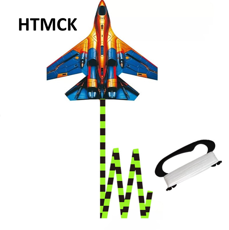 Kite Easy Fly Kids - HTMCK Cometa Avión de Combate de