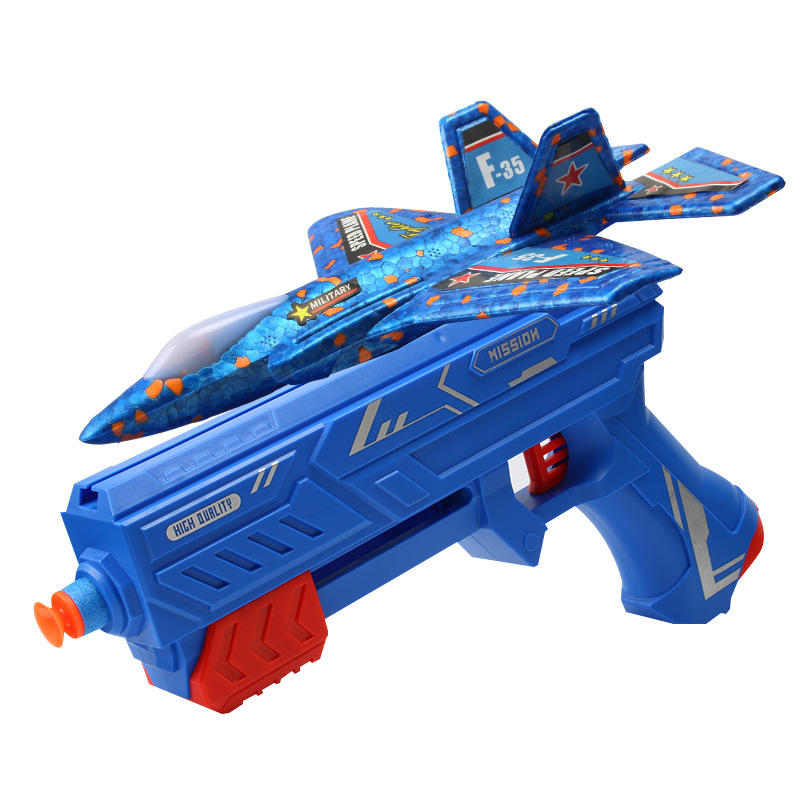 Kids Outdoor Activity Set - Avión catapulta de espuma lanzador F-35