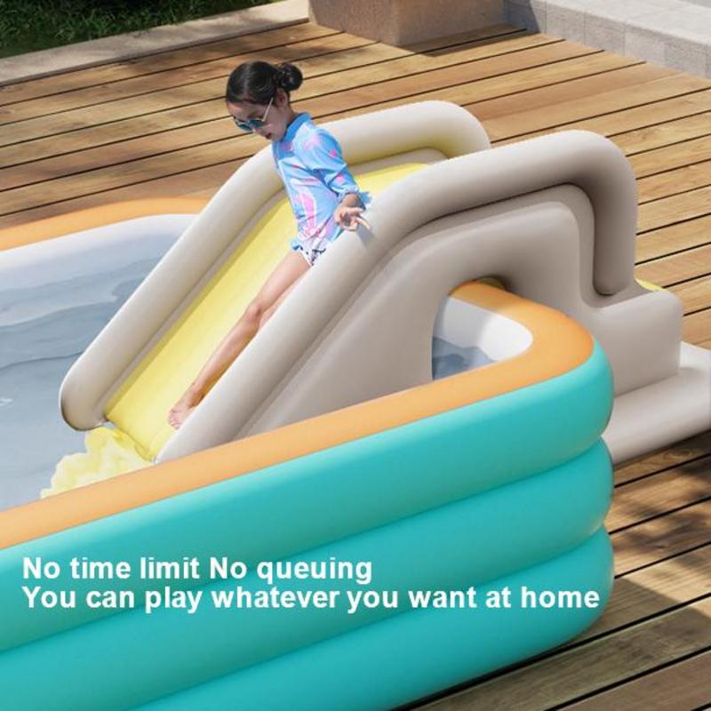 Kids Outdoor Inflatable Water Slide - Tobogán acuático inflable para niños, juguete