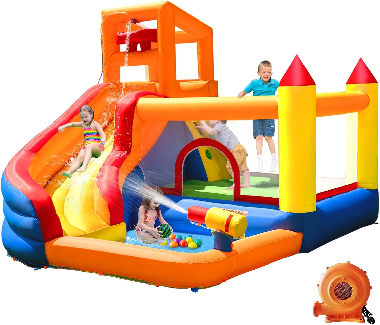 Kids Outdoor Inflatable Water Slide - HuaKastro - Tobogán Acuático Inflable con