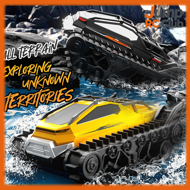 Kids Outdoor Electric Car - Nuevo Tanque Anfibio JJRC, Vehículo Todoterreno