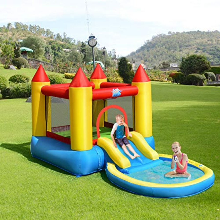 Kids Outdoor Inflatable Water Slide - Casa inflable para niños de 3