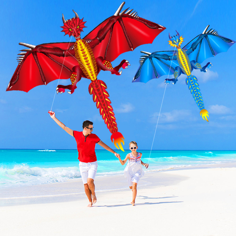 Kite Easy Fly Kids - Cometas de dragón de hielo y