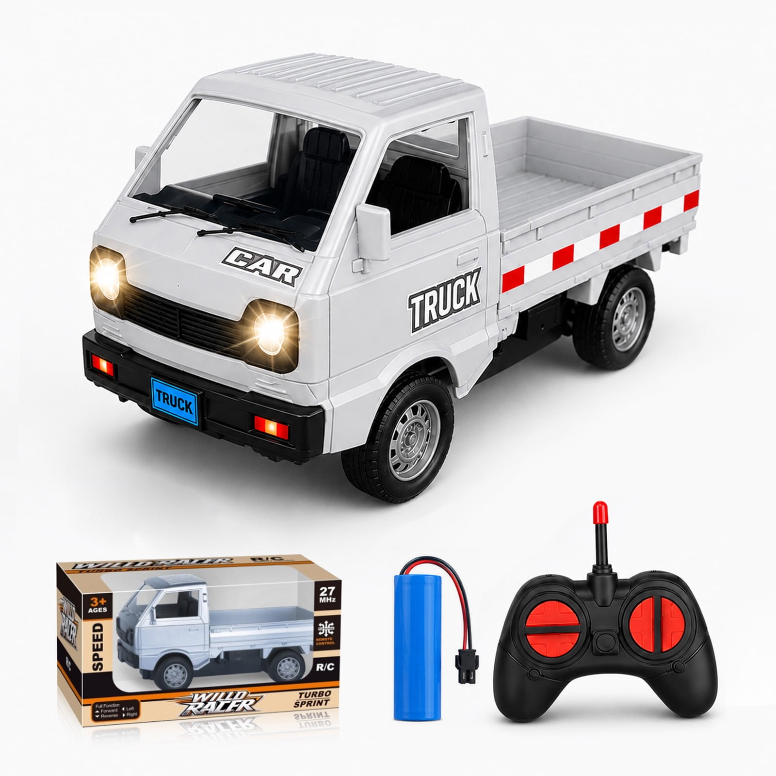 Kids Outdoor Electric Car - Camioneta RC de Juguete, Auto a