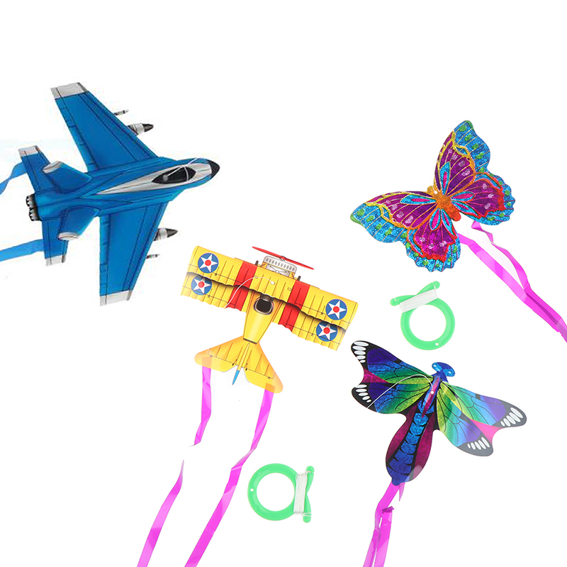 Kite Easy Fly Kids - Cometa de bolsillo colorida para niños,