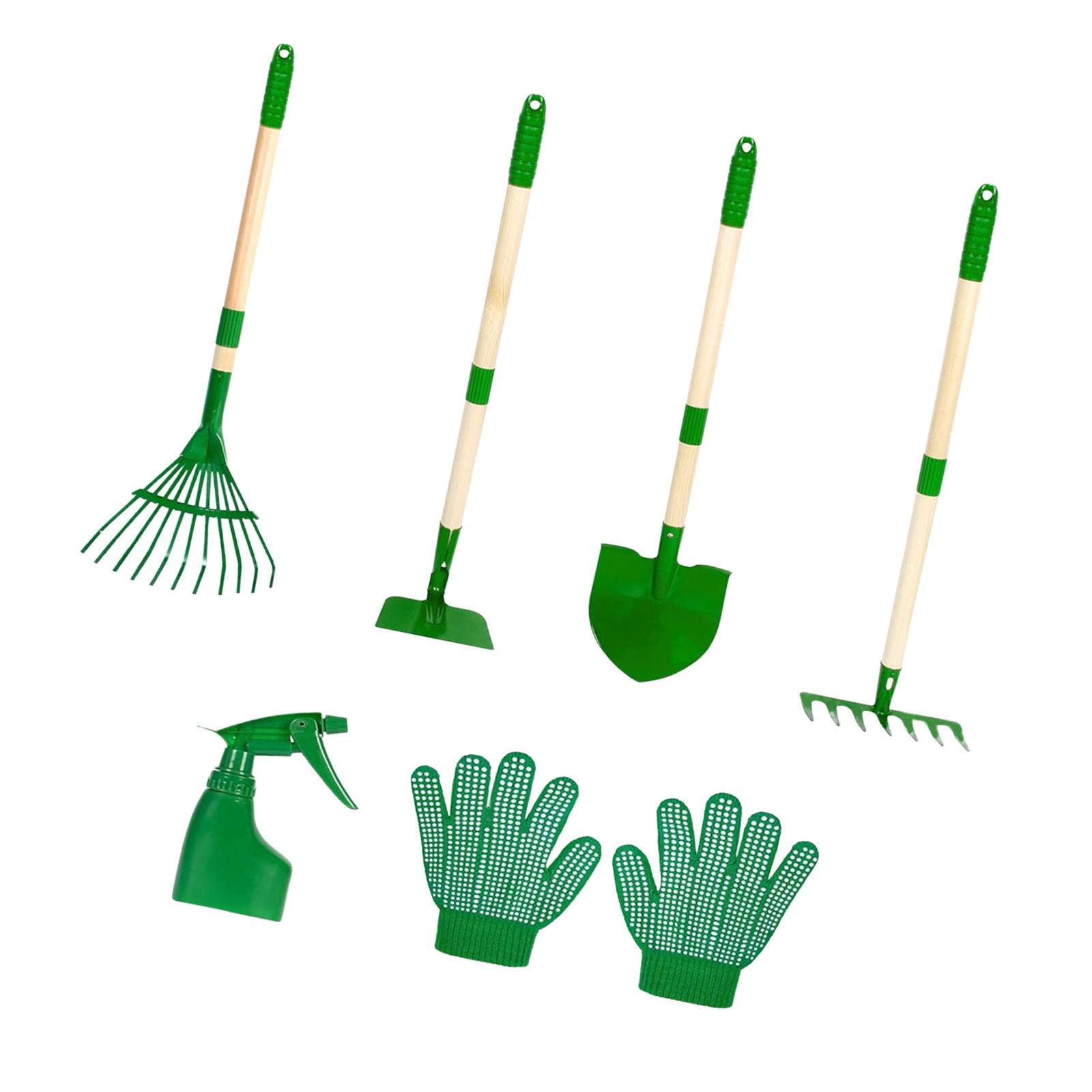 Kids Outdoor Garden Set - Juego de herramientas de jardinería para