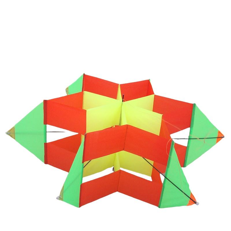 Kite Easy Fly Kids - Cometa 3D estilo flor de ciruelo