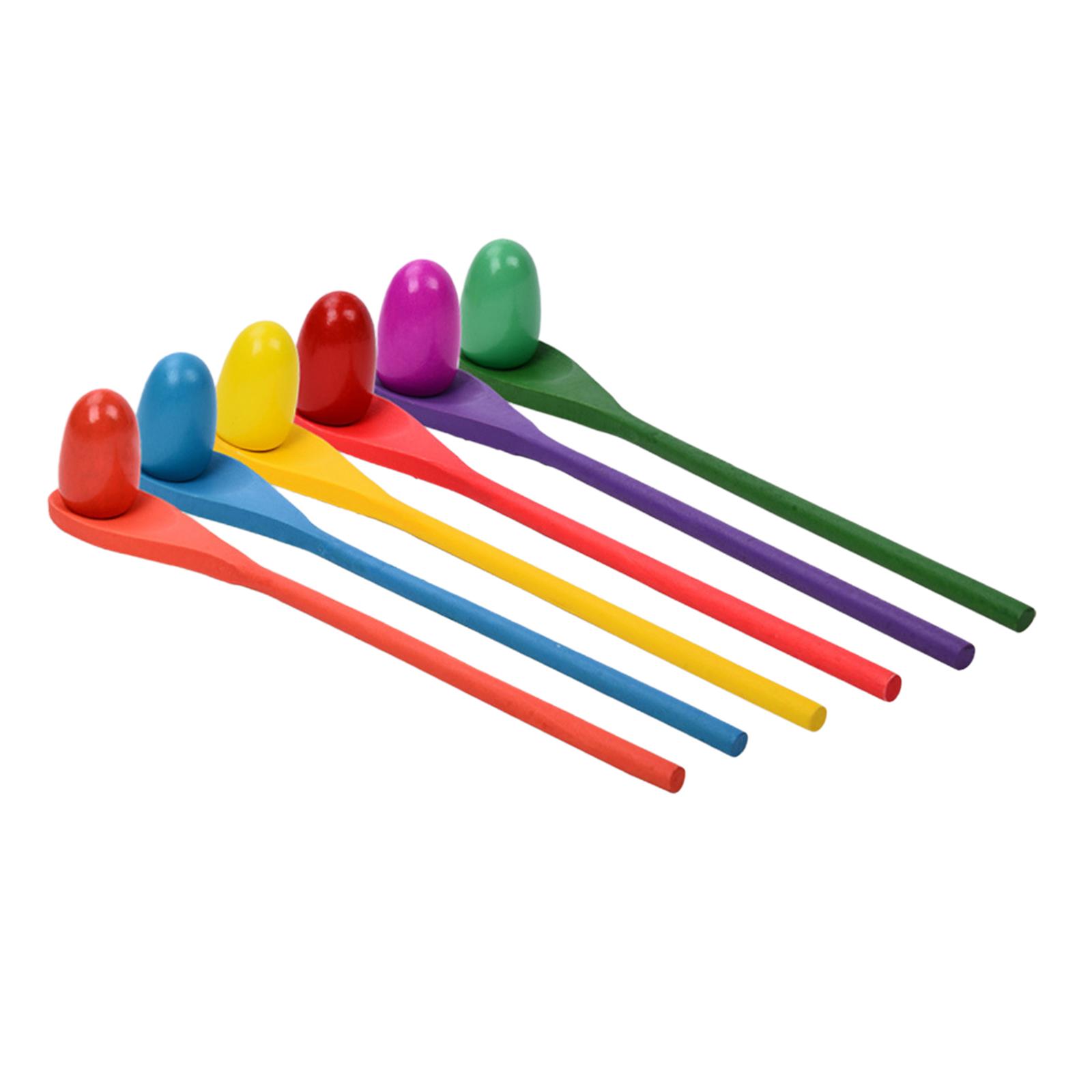Kids Outdoor Education - Juego de 6 Cucharas para Huevos,