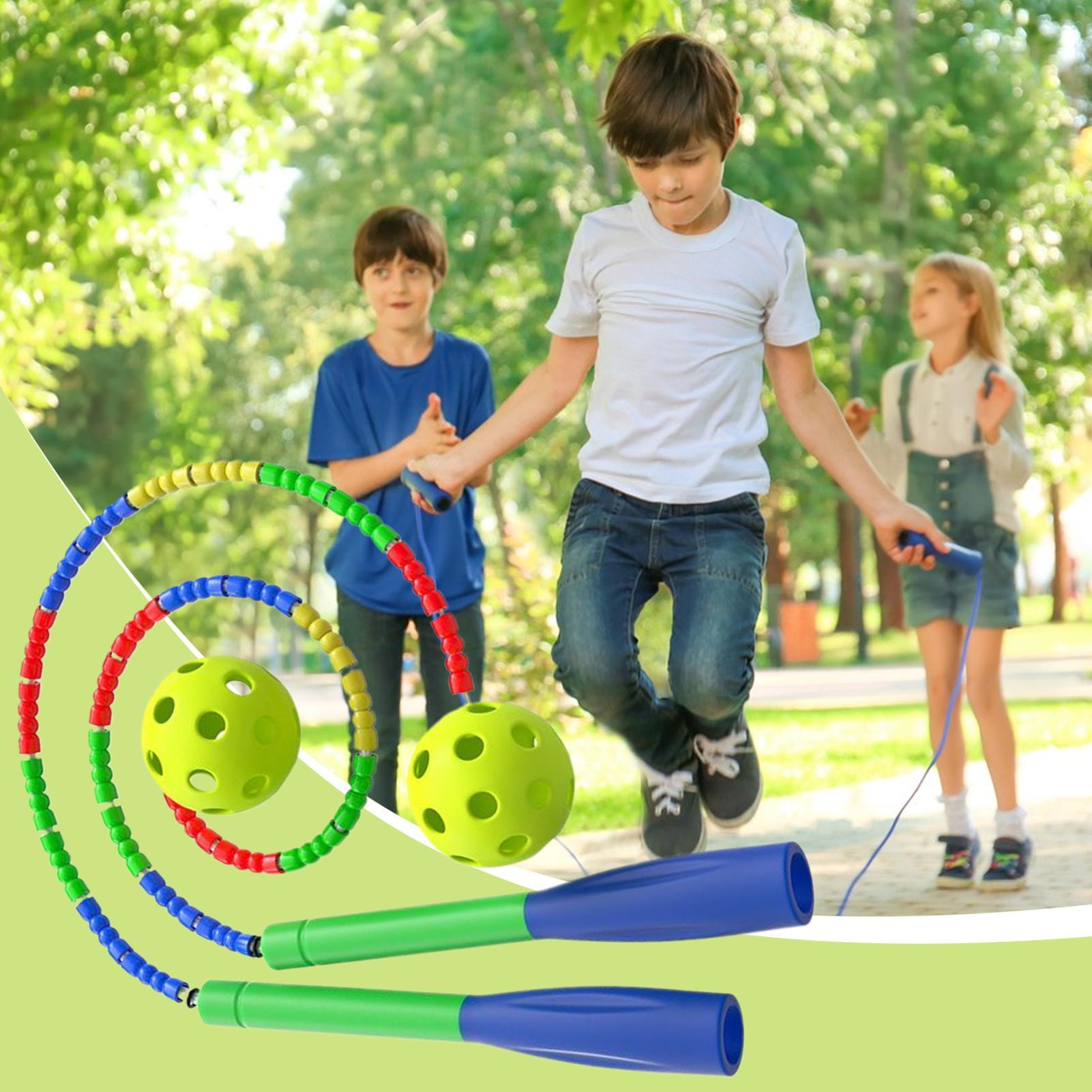 Cuerda para saltar con pelota  - Kids Outdoor Gym reseña y precio