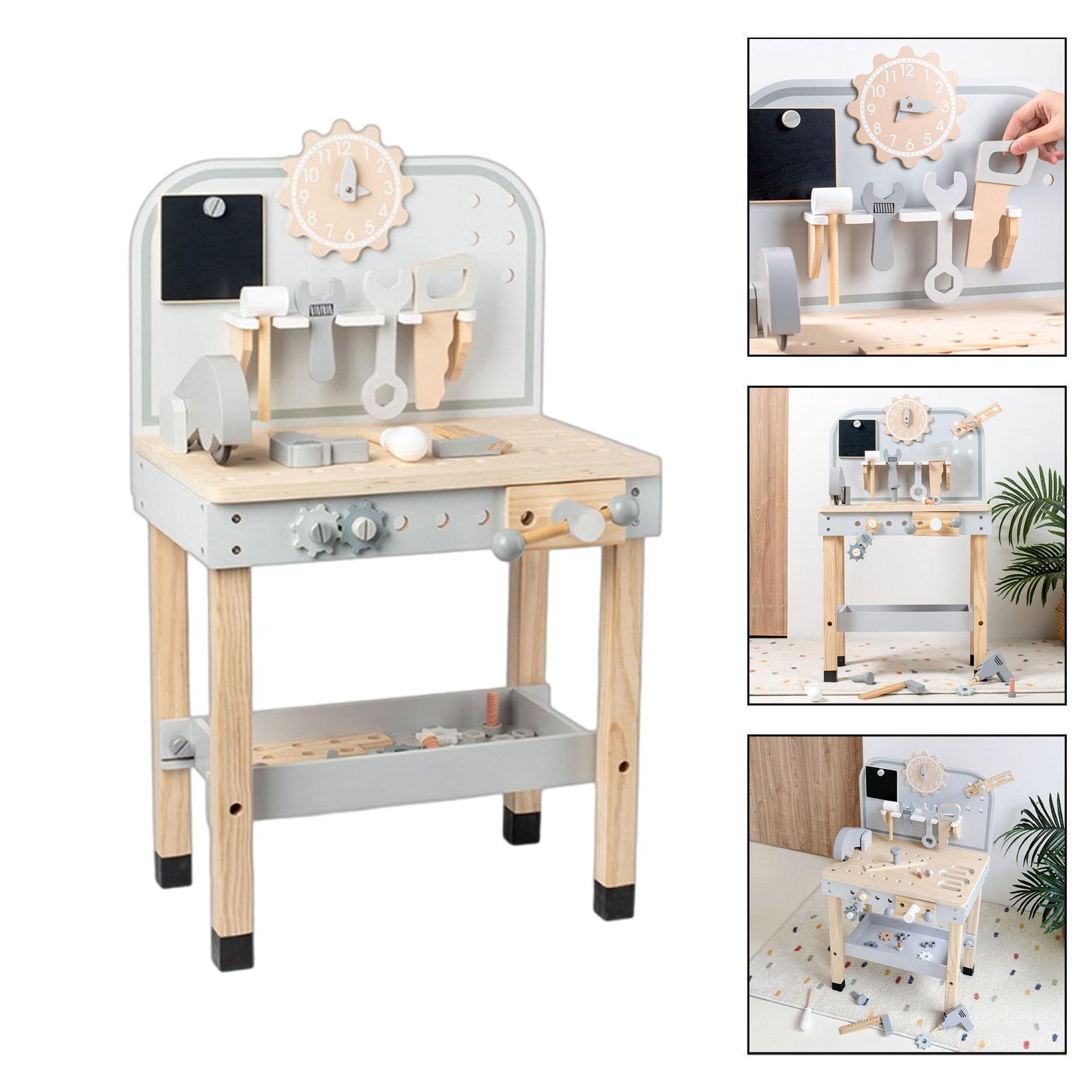Banco de herramientas de jugue - Kids Outdoor Wooden Playset reseña y precio