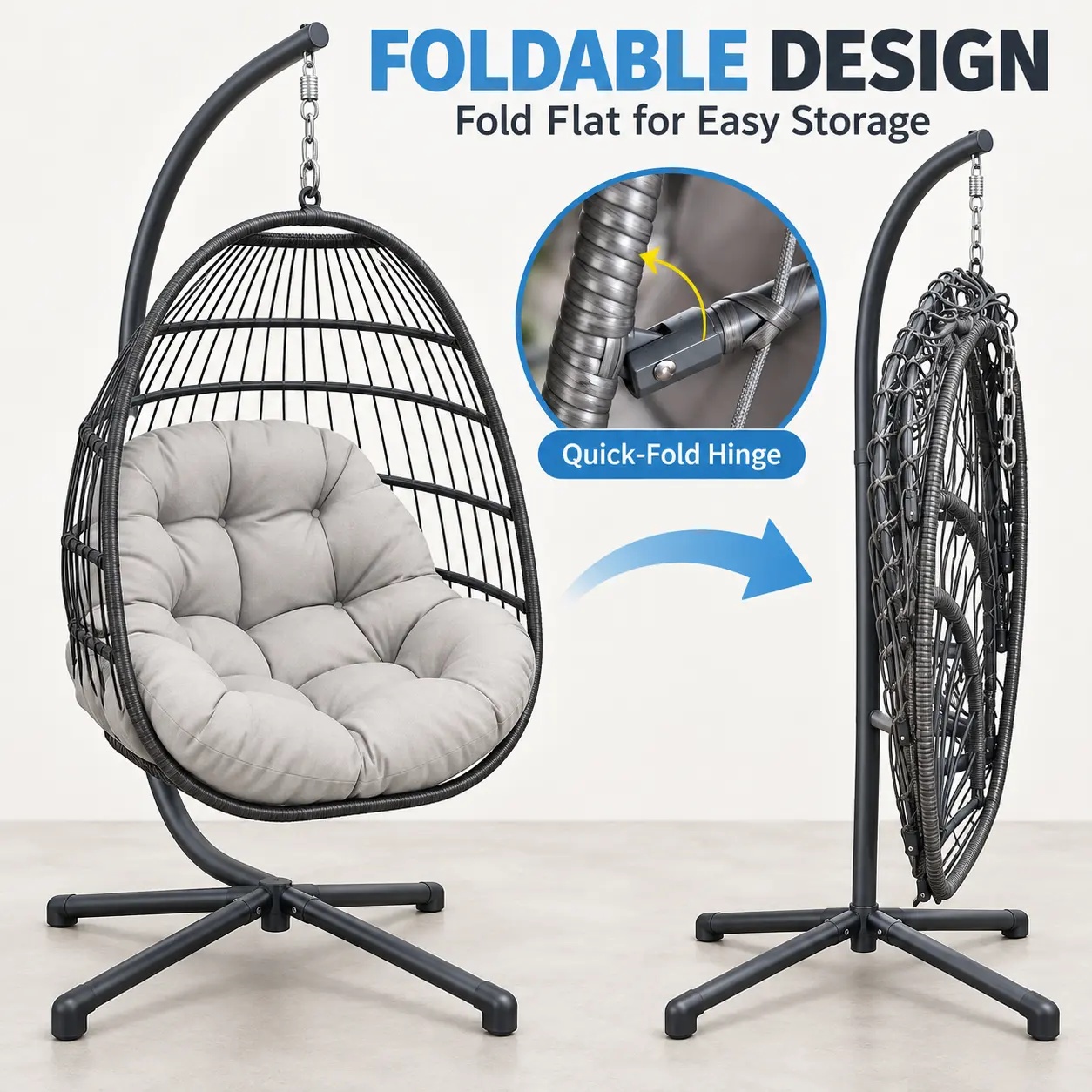 Columpio de Patio con Soporte, - Kids Outdoor Garden Set reseña y precio