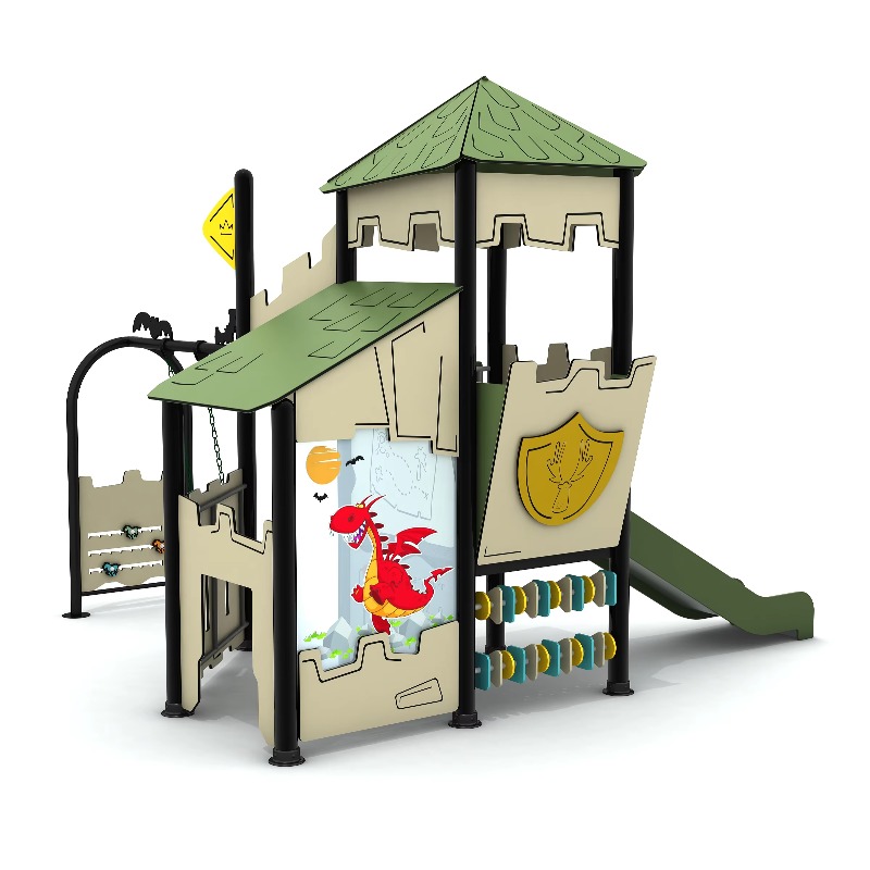 Conjunto de juegos de madera p - Kids Outdoor Wooden Playset reseña y precio