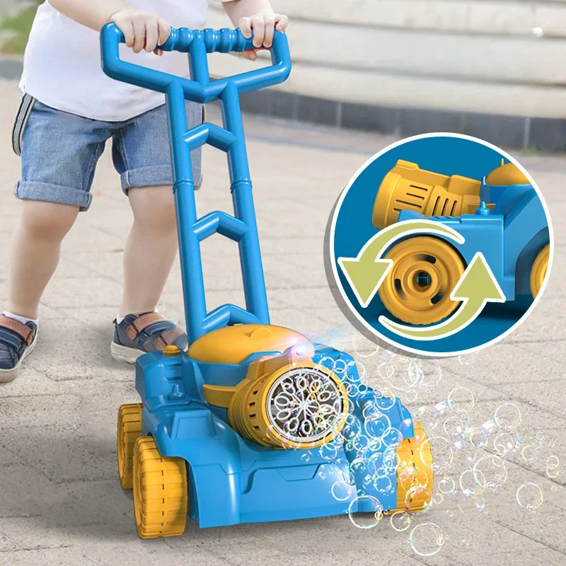 Carrito de burbujas con forma  - Kids Outdoor Lawn Mower reseña y precio