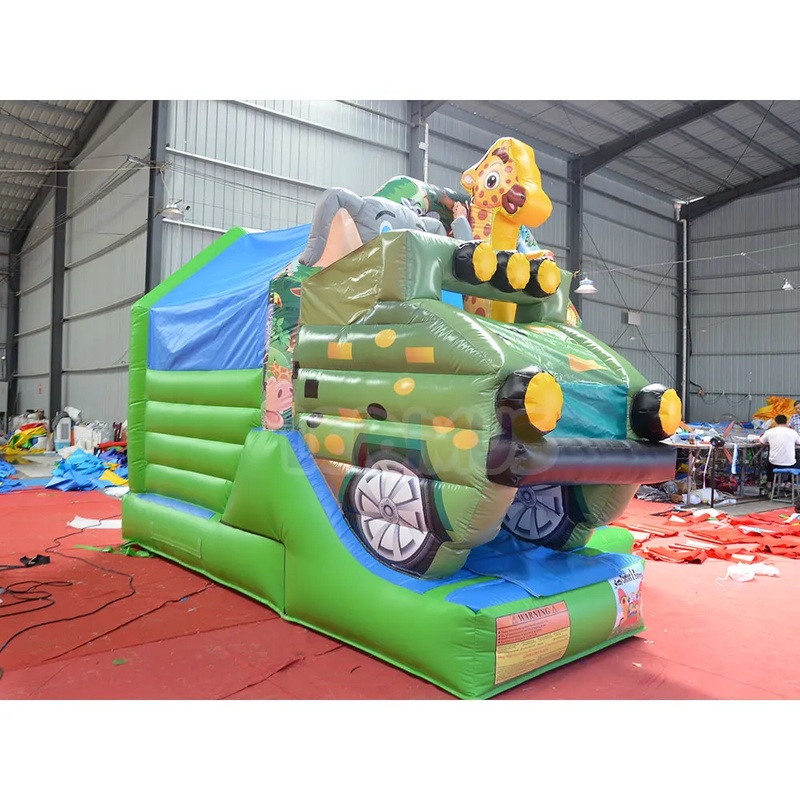 Castillo Inflable con Tobogán  - Kids Outdoor Jeep reseña y precio