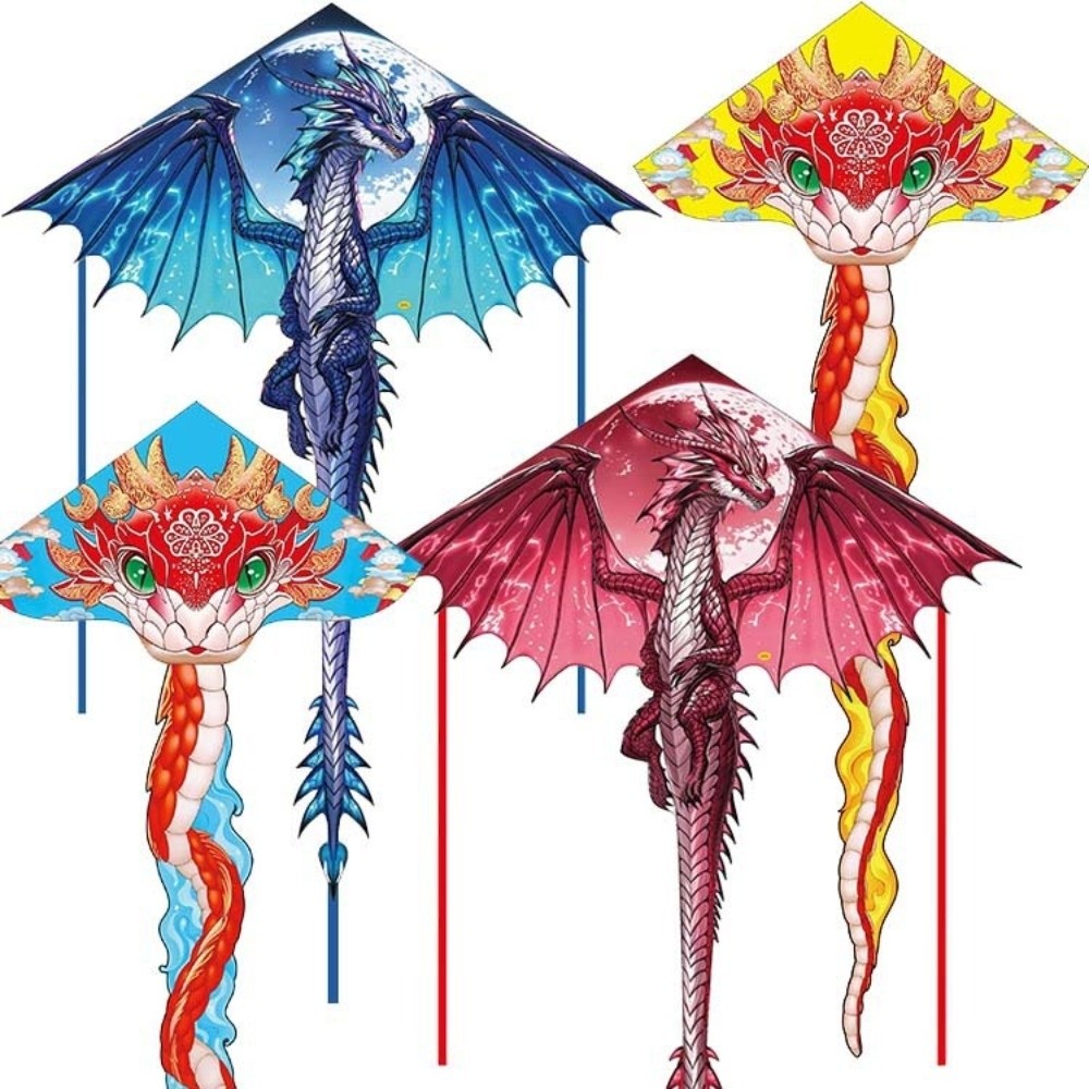 Cometa Dragón Azul Air Snake c - Kite Easy Fly Kids reseña y precio