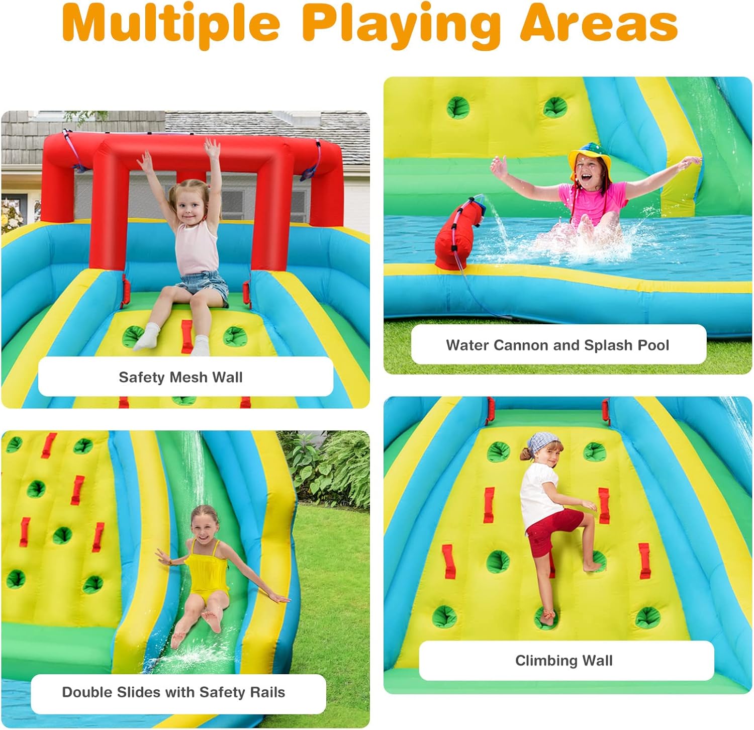Tobogán Acuático Inflable Giga - Kids Outdoor Inflatable Water Slide reseña y precio