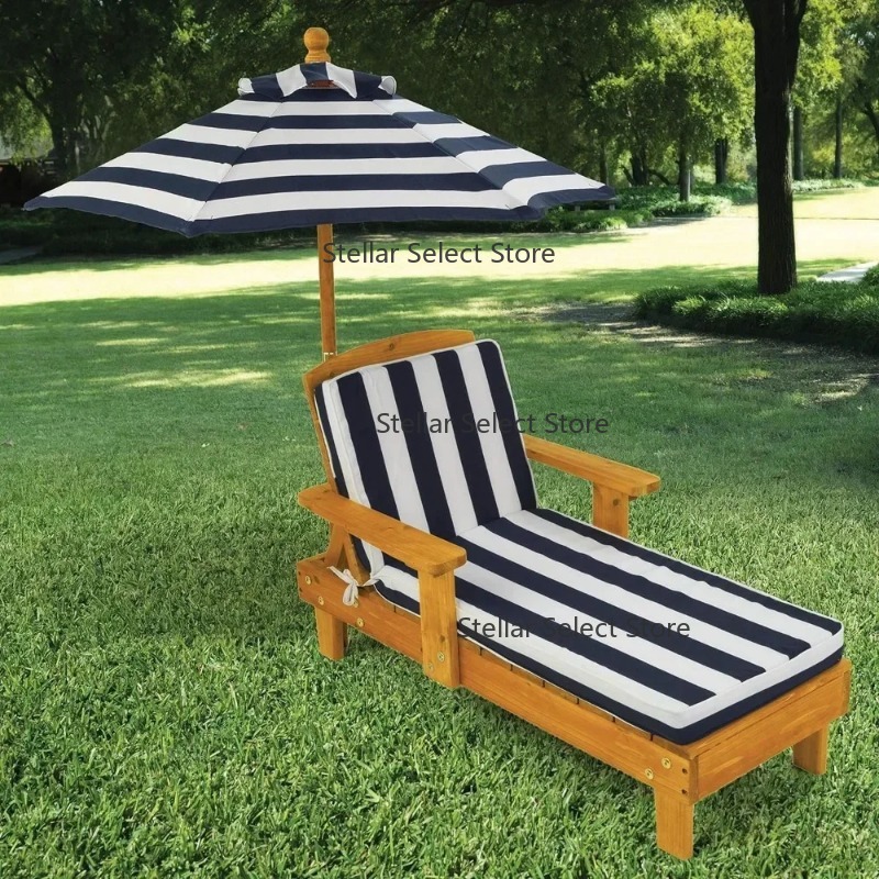 t Chaise de madera para exteri - Kids Outdoor Umbrella Chair reseña y precio