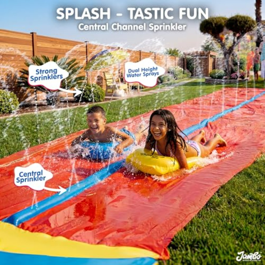 Tobogán acuático inflable para - Kids Outdoor Inflatable Water Slide reseña y precio