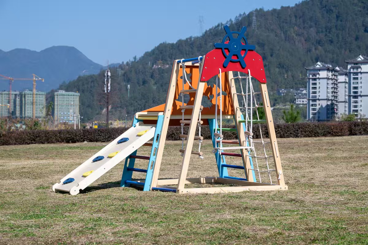 Estructura de Escalada Grande  - Kids Outdoor Wooden Playset reseña y precio