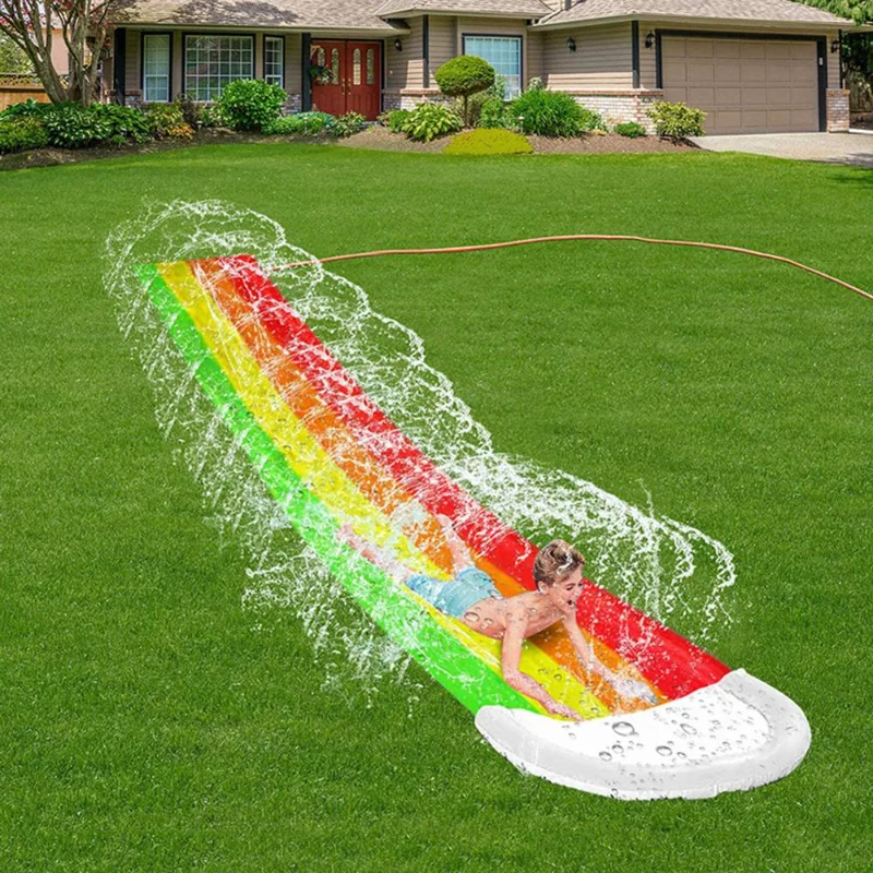 Centro de juegos patio trasero - Kids Outdoor Inflatable Water Slide reseña y precio