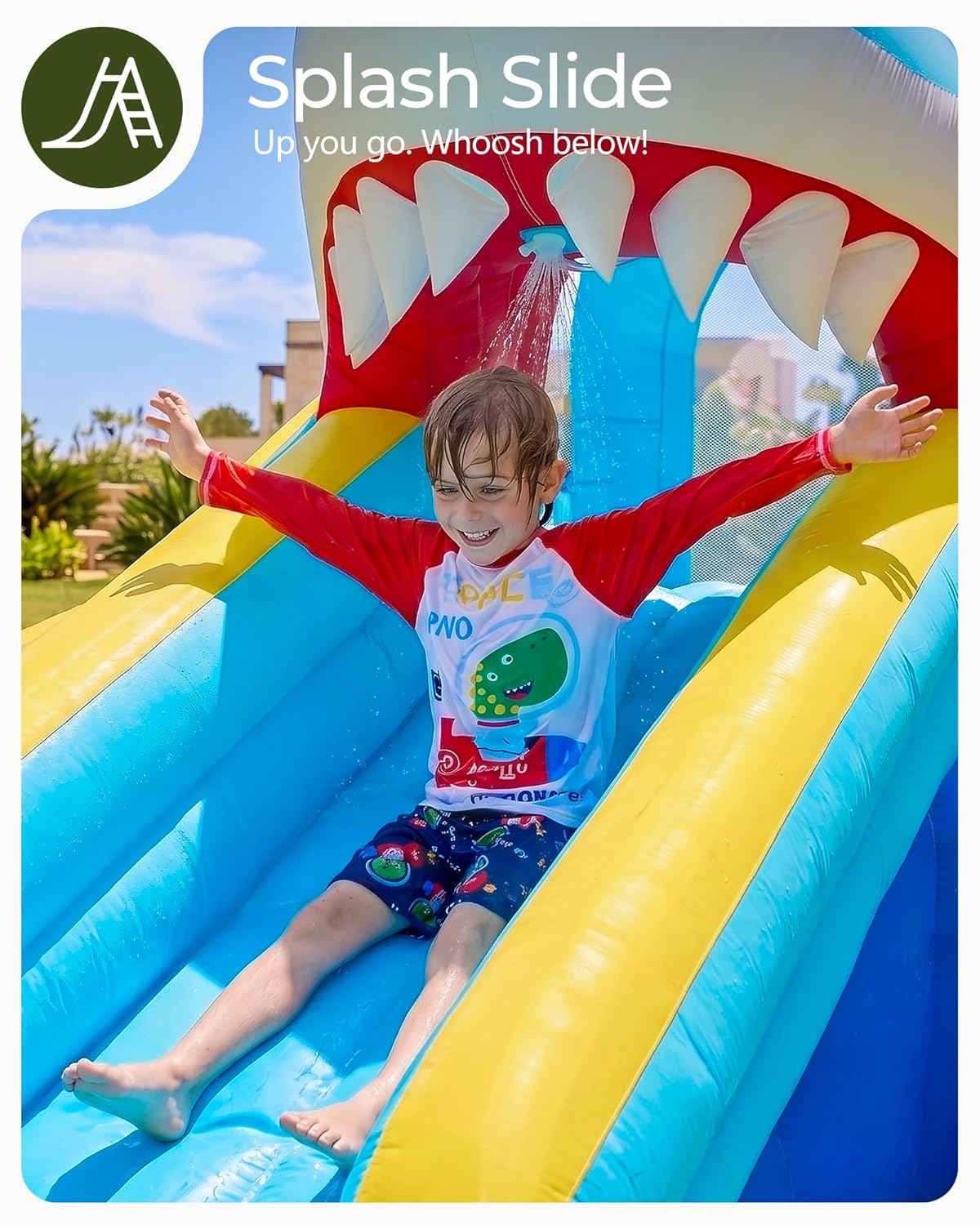 Tobogán Acuático Inflable para - Kids Outdoor Inflatable Water Slide reseña y precio