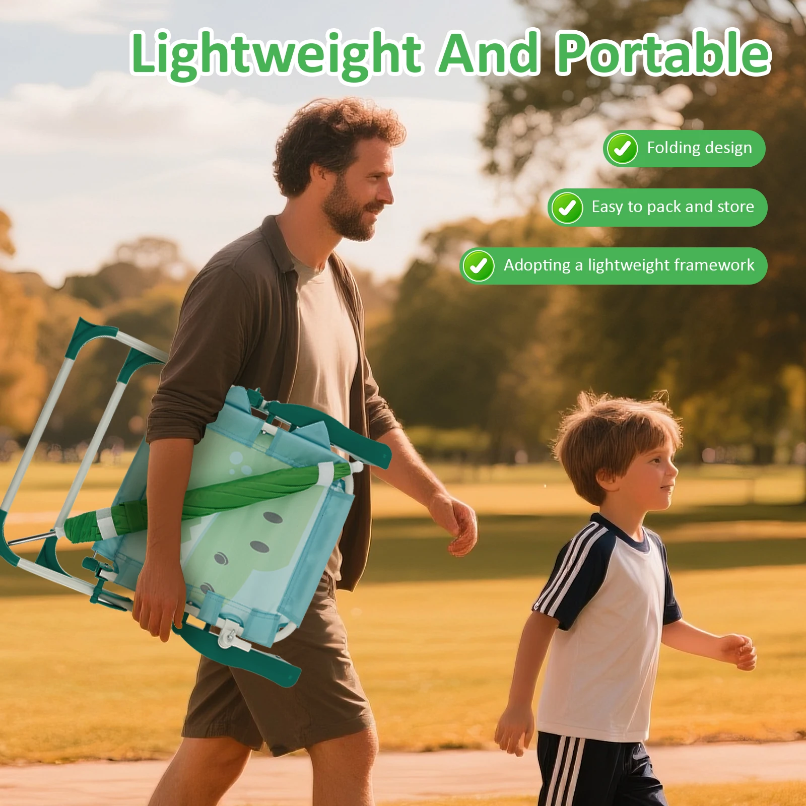 Silla de playa plegable para n - Kids Outdoor Umbrella Chair reseña y precio