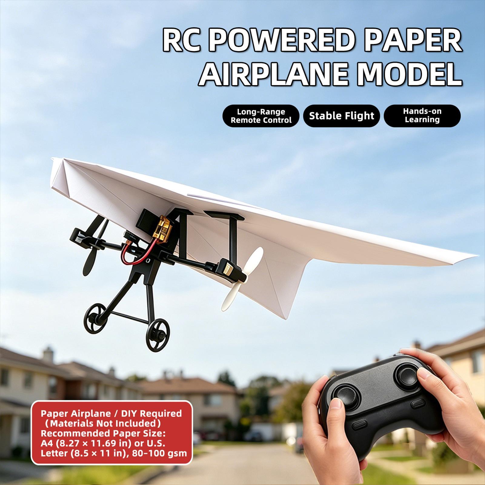 Kit de Avión de Papel RC para  - Kids Outdoor Activity Set reseña y precio