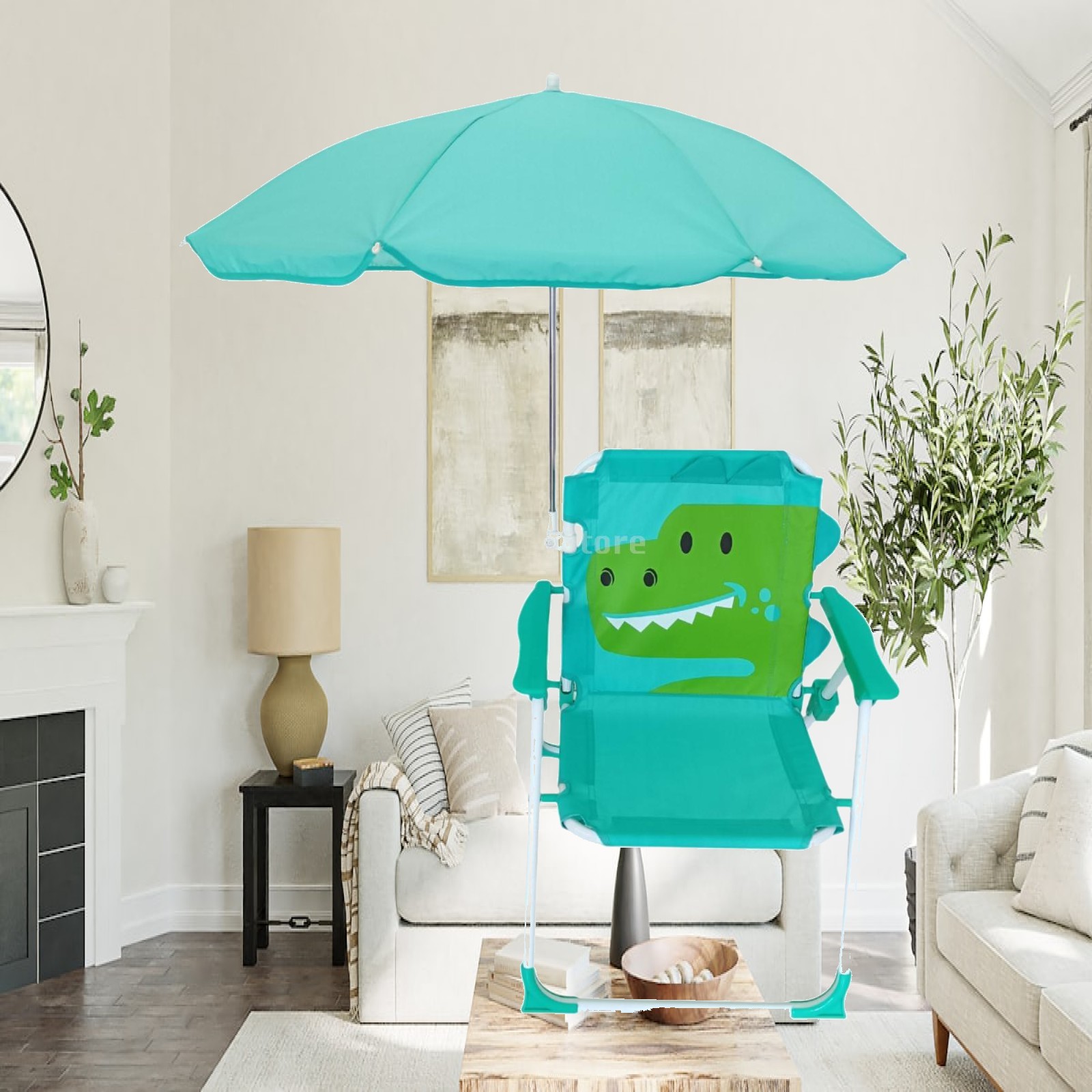 Silla de Playa para Niños con  - Kids Outdoor Umbrella Chair reseña y precio