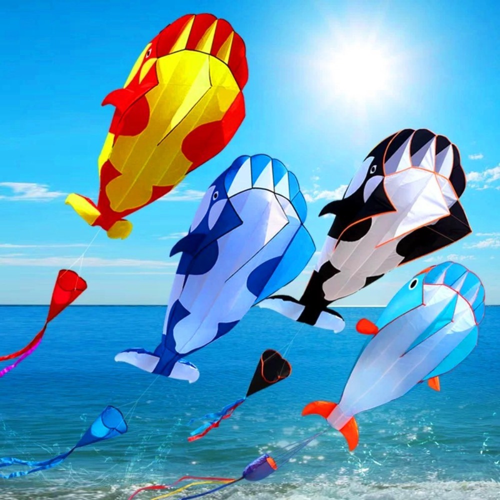Cometa de ballena/delfín grand - Kite Easy Fly Kids reseña y precio