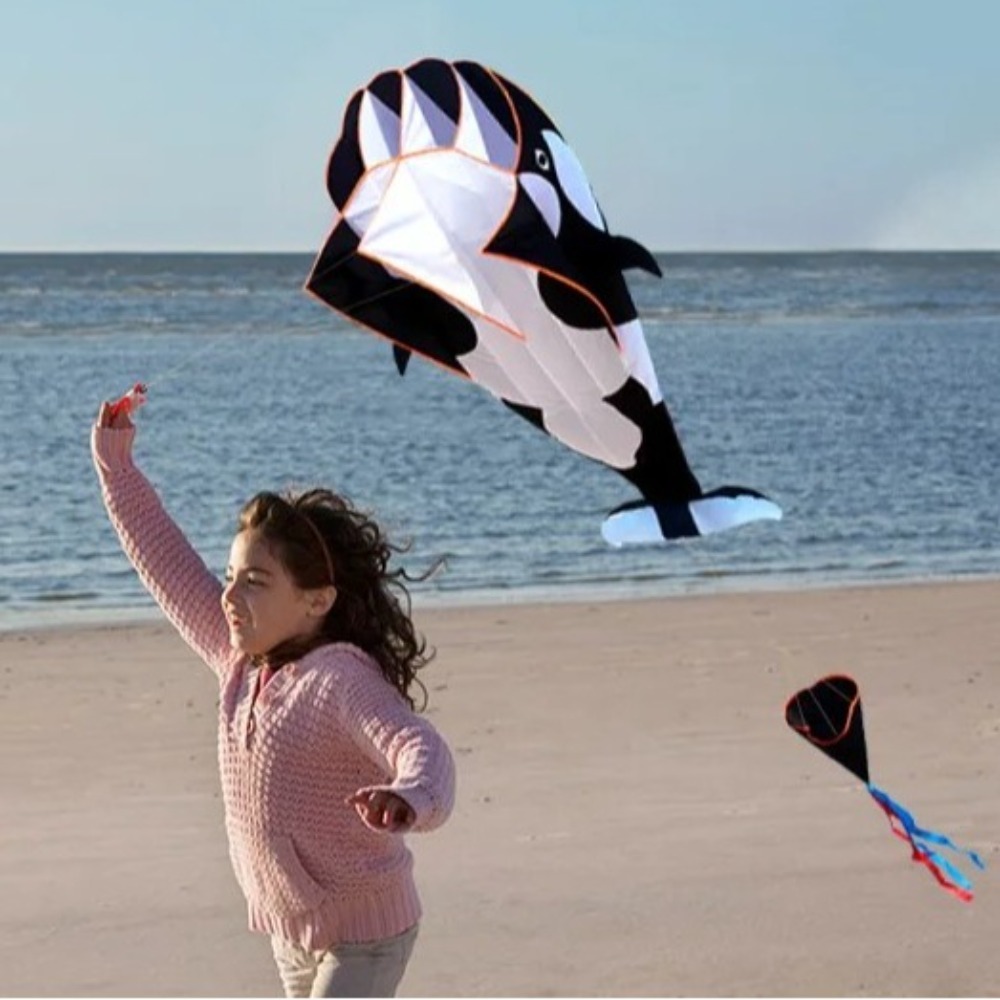 Cometa de ballena/delfín grand - Kite Easy Fly Kids reseña y precio