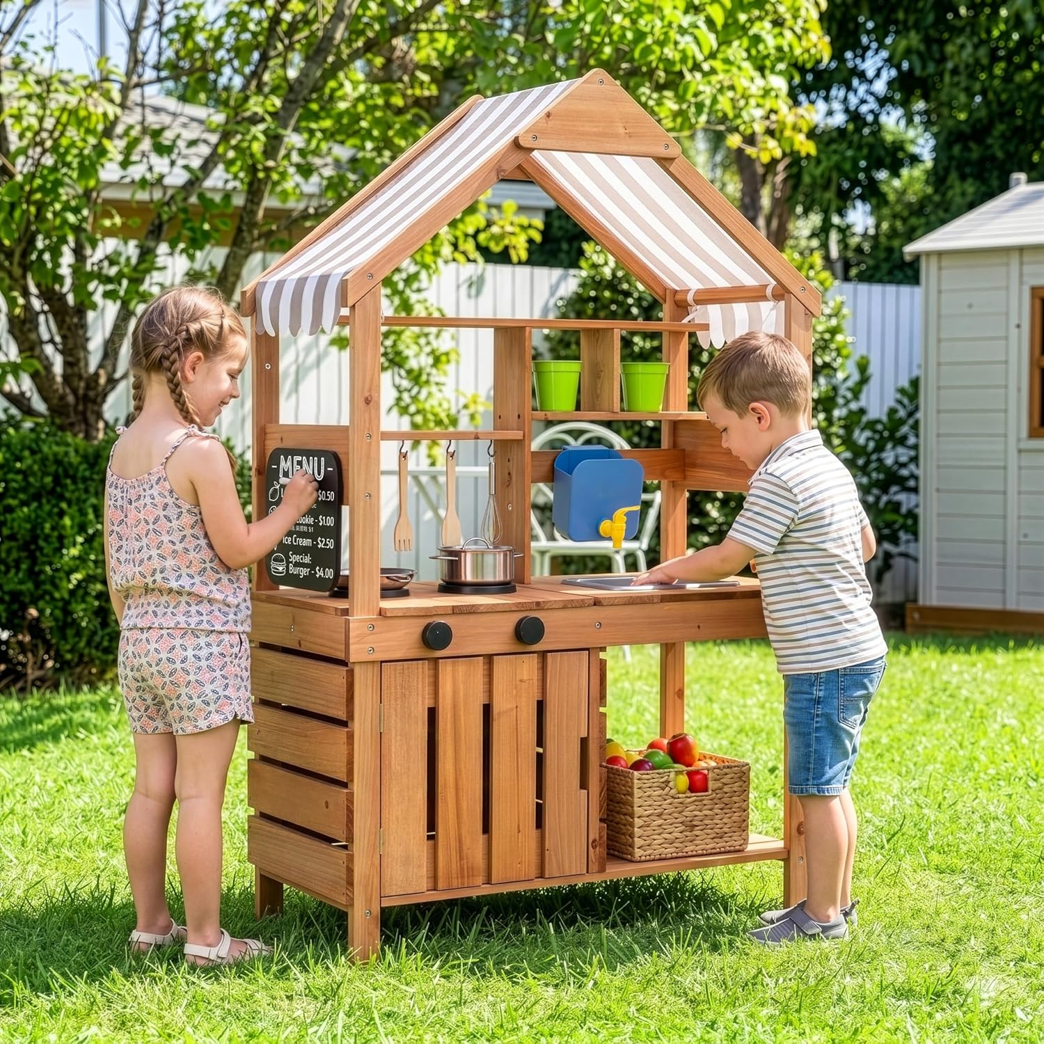# Cocina de Barro para Jugar a - Kids Outdoor Wooden Playset reseña y precio