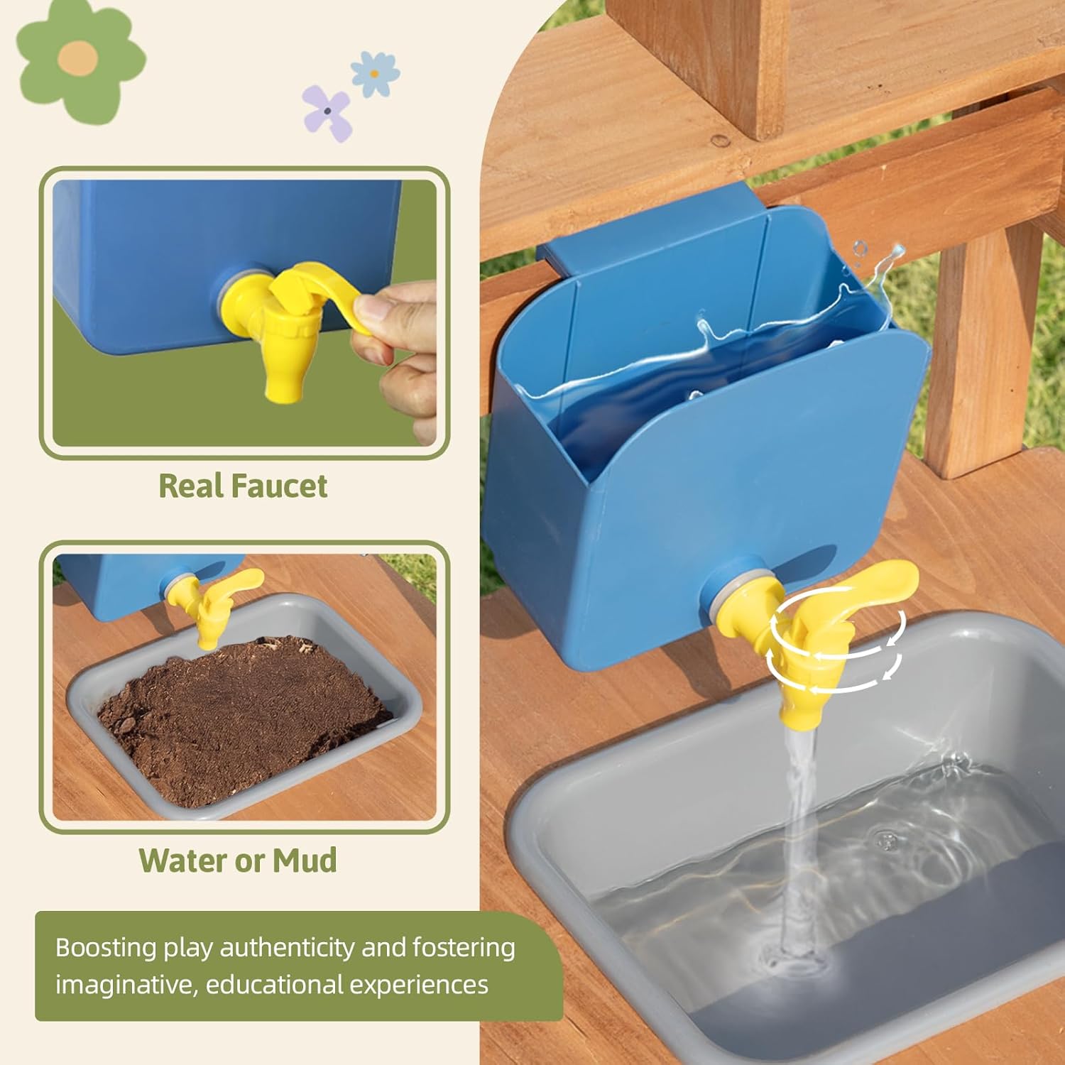 # Cocina de Barro para Jugar a - Kids Outdoor Wooden Playset reseña y precio