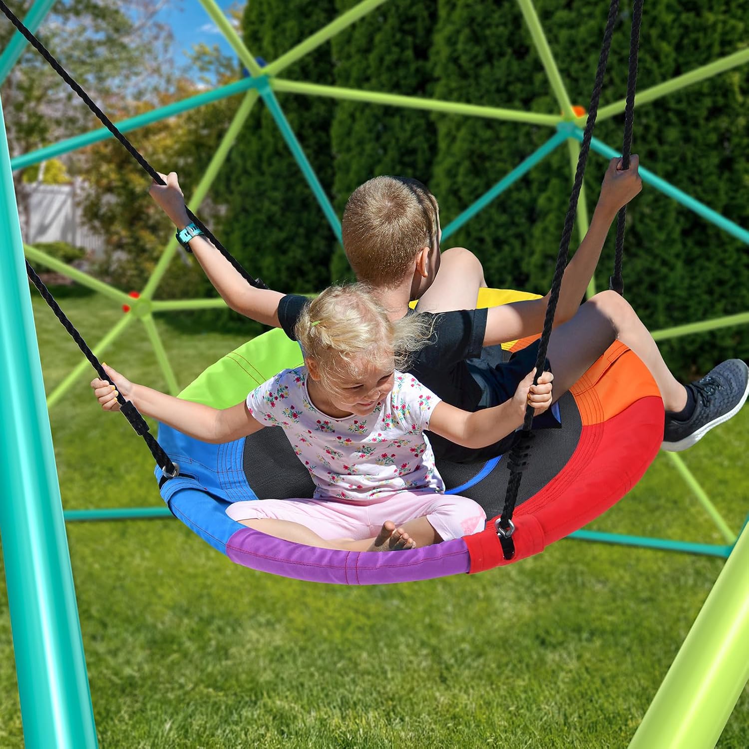 Columpio de Cúpula de Escalada - Kids Outdoor Gym reseña y precio