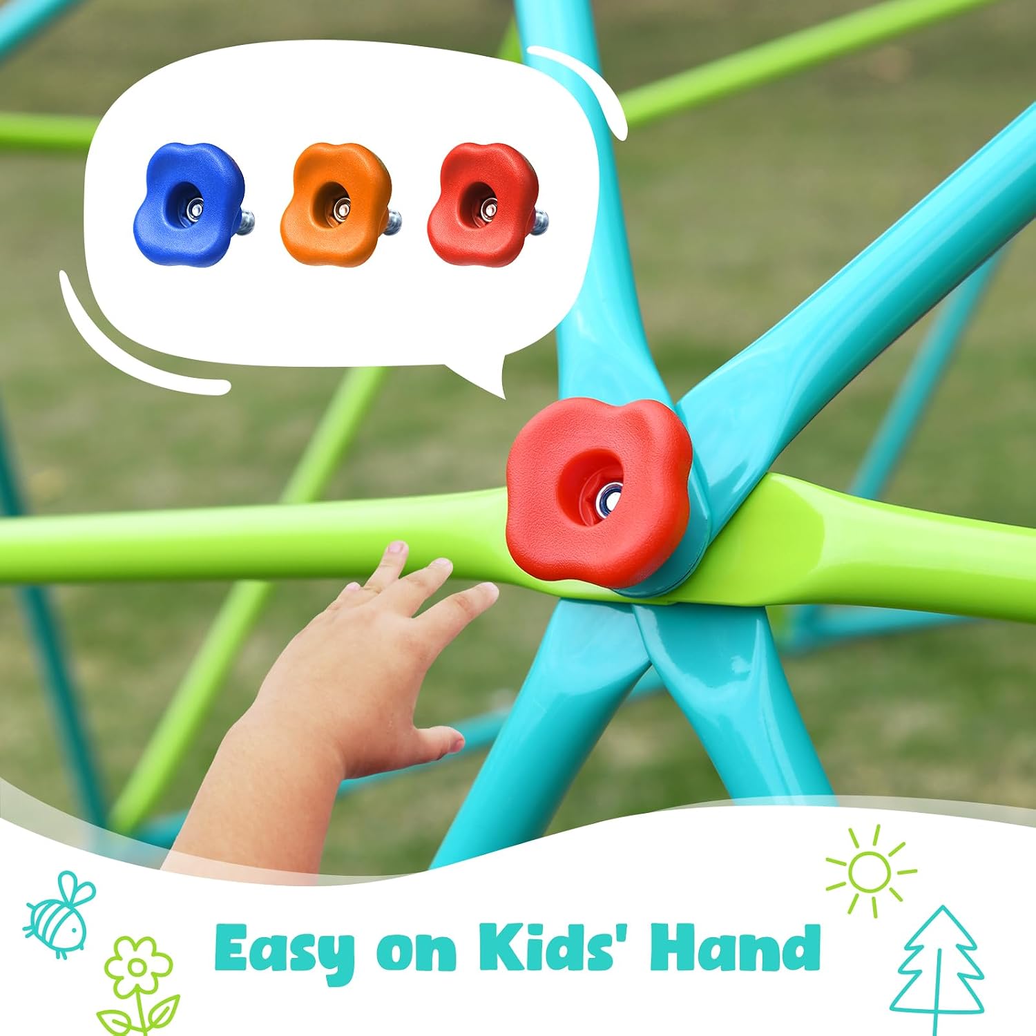 Columpio de Cúpula de Escalada - Kids Outdoor Gym reseña y precio