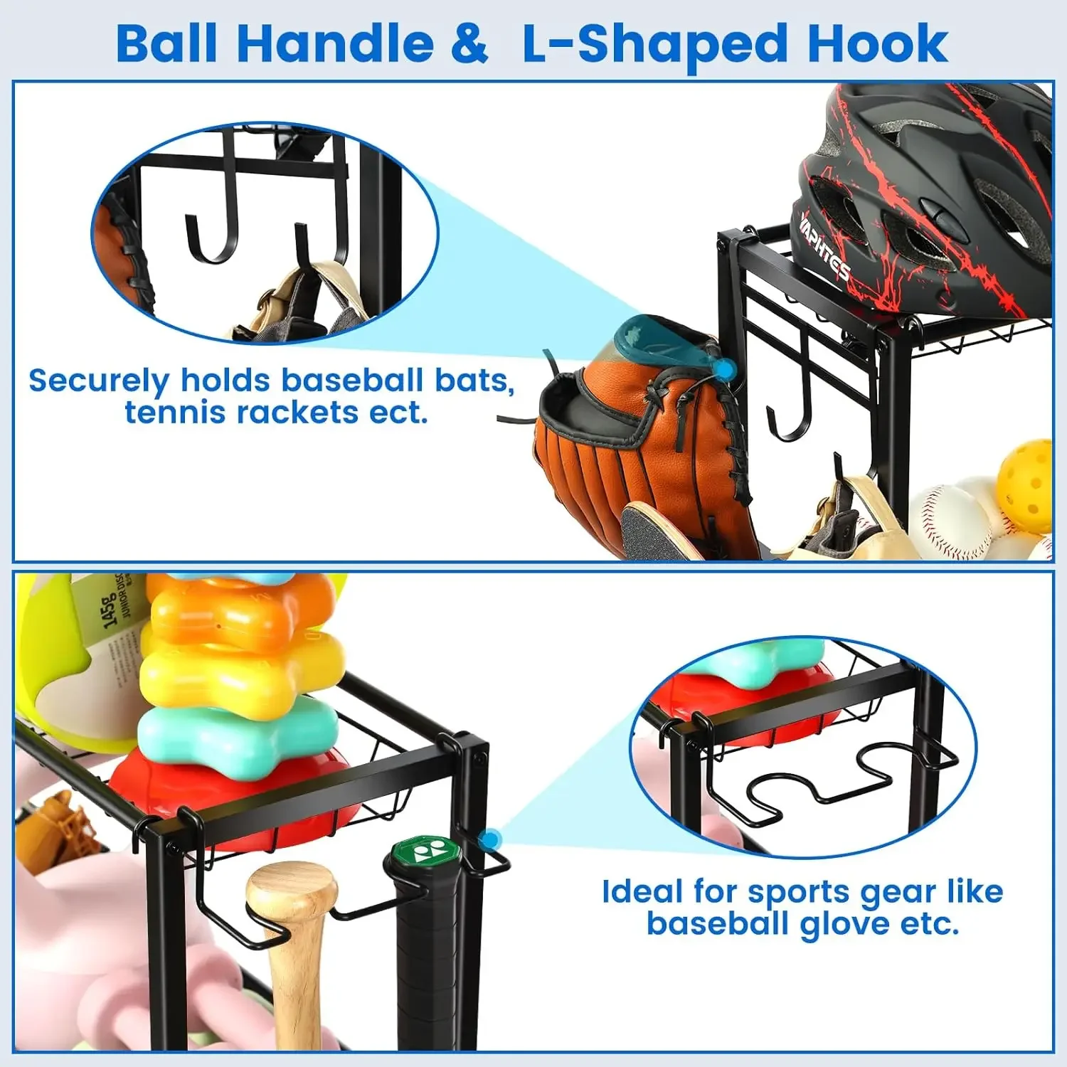 Organizador de Balones de Balo - Kids Outdoor Gym reseña y precio
