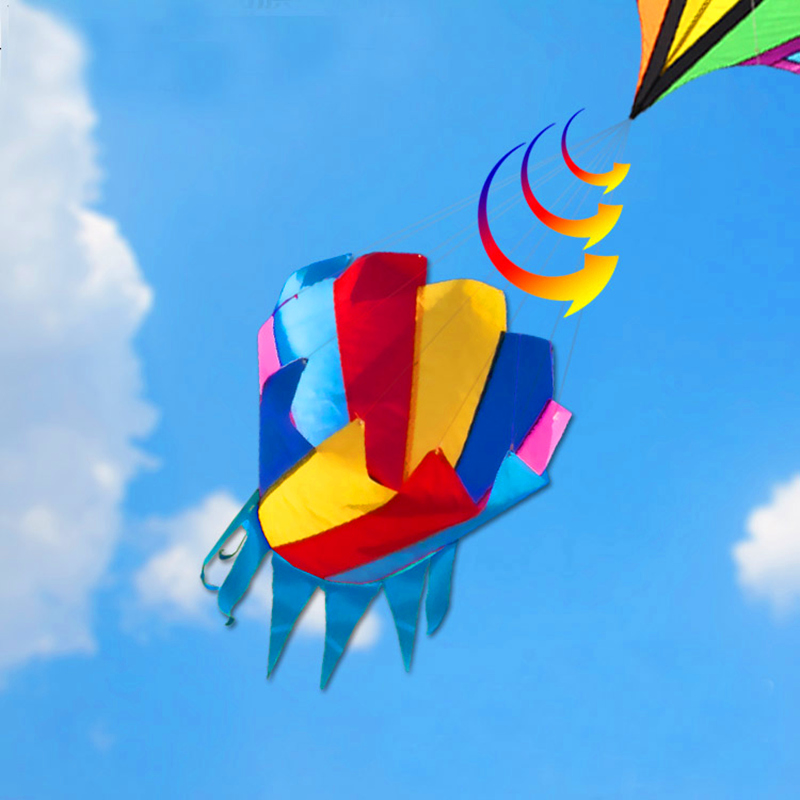 Pipa de arcoíris grande, calce - Kite Easy Fly Kids reseña y precio