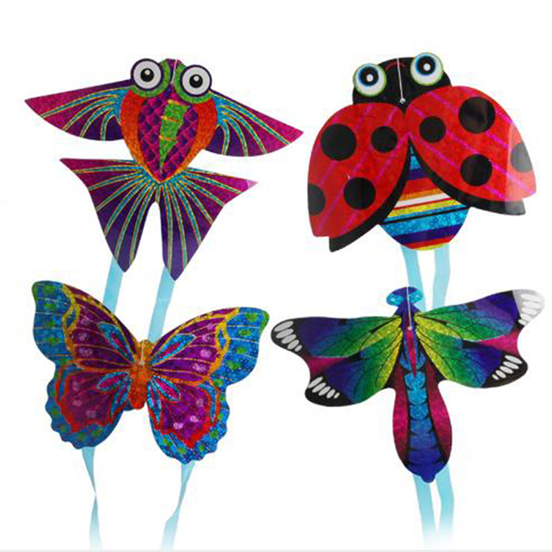 Cometa de bolsillo colorida pa - Kite Easy Fly Kids reseña y precio