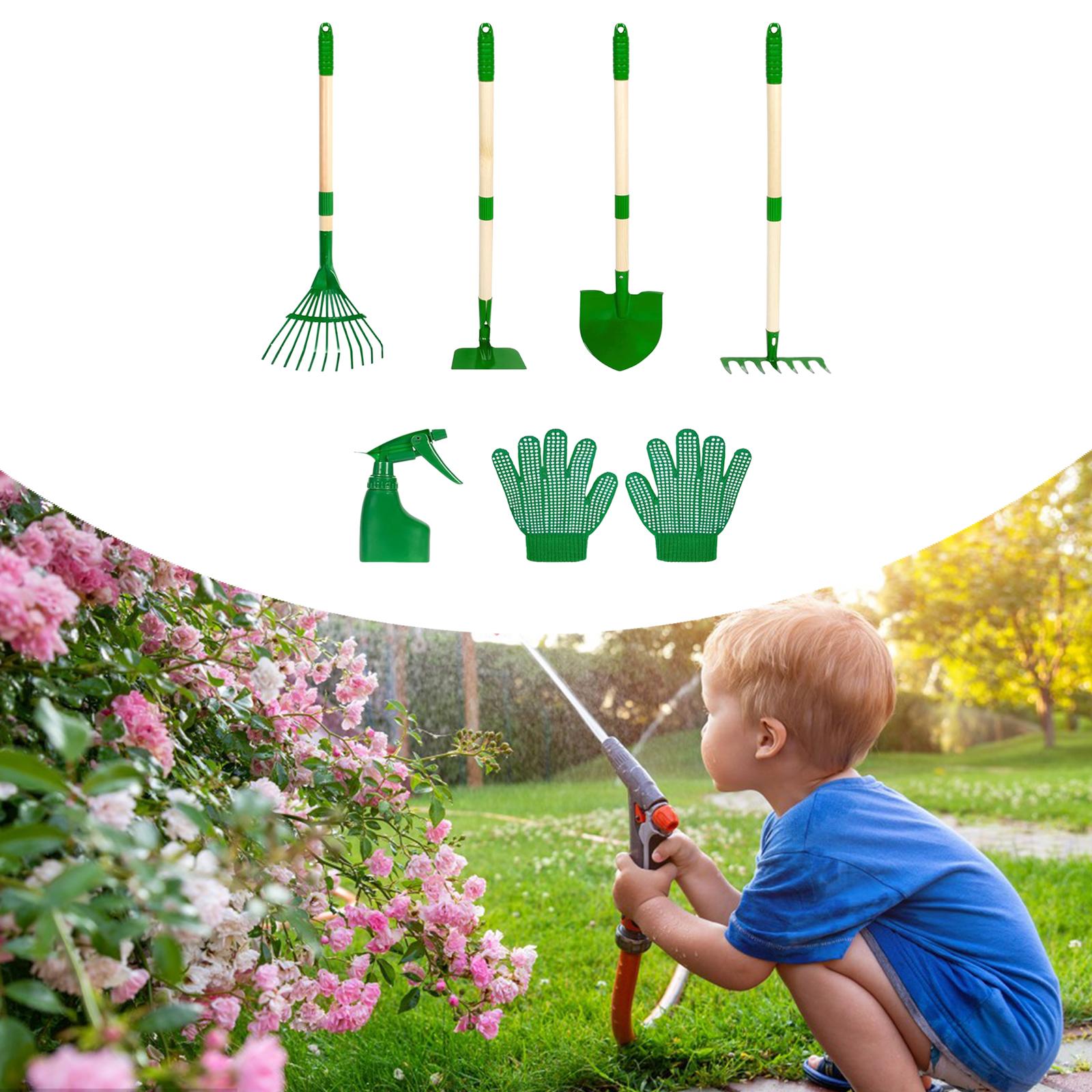Juego de herramientas de jardi - Kids Outdoor Garden Set reseña y precio