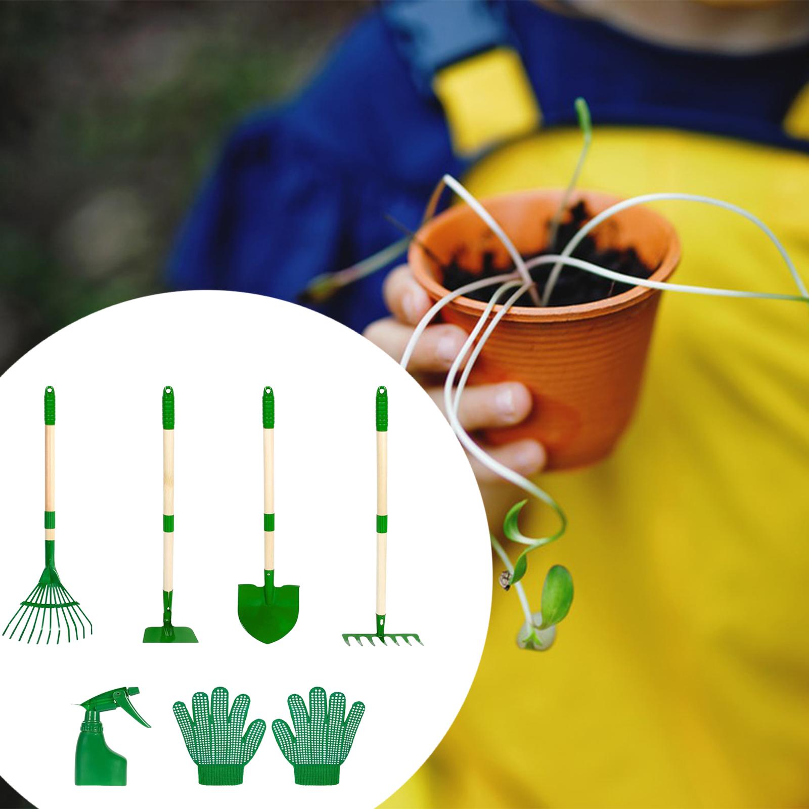 Juego de herramientas de jardi - Kids Outdoor Garden Set reseña y precio