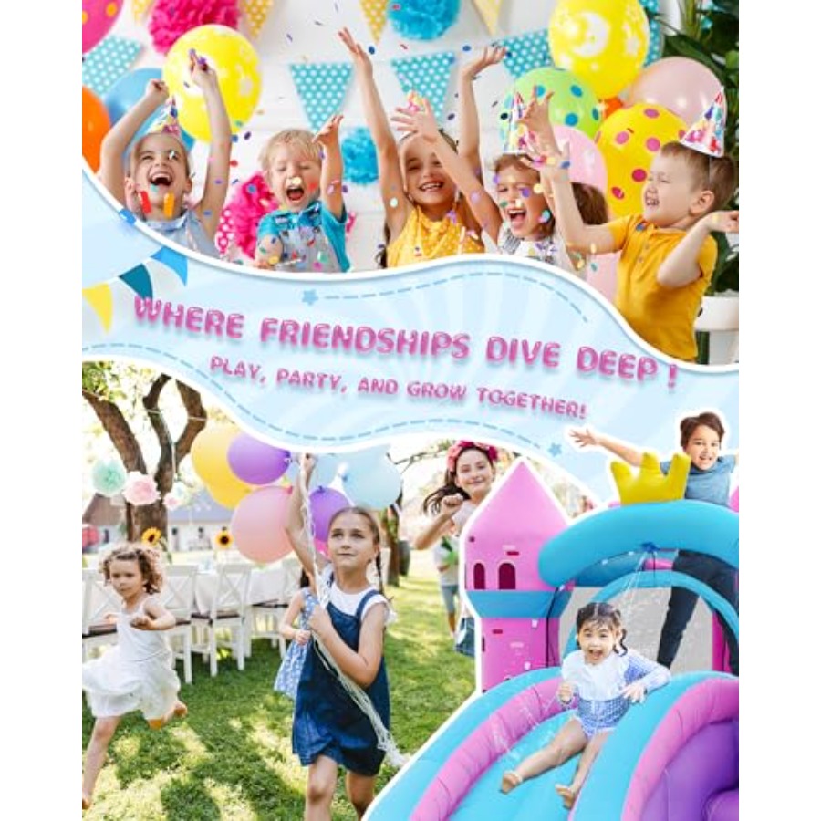 Tobogán acuático inflable para - Kids Outdoor Inflatable Water Slide reseña y precio