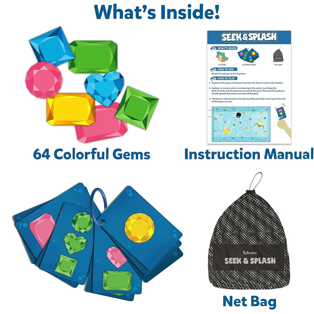 1 Juego de Gemas Coloridas Edu - Kids Outdoor Education reseña y precio