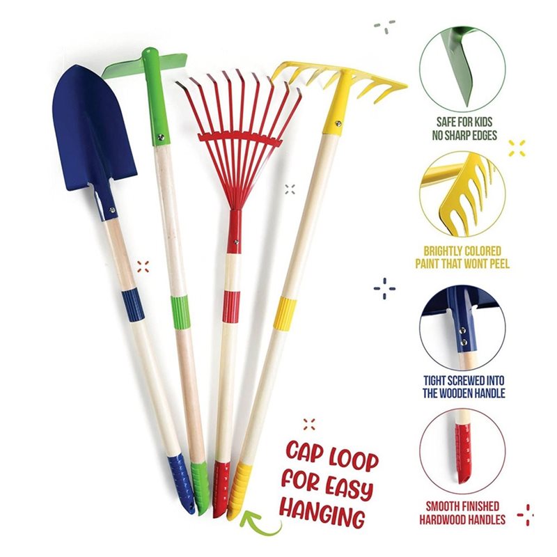 ABXE-Set de Herramientas de Ja - Kids Outdoor Garden Set reseña y precio