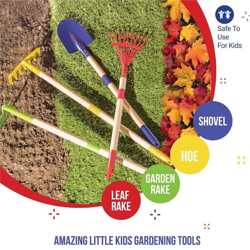 ABXE-Set de Herramientas de Ja - Kids Outdoor Garden Set reseña y precio